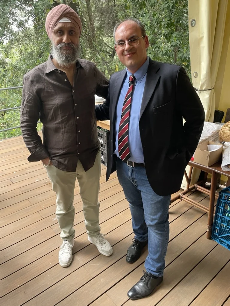 Sukhinder Singh e Nicola Di Nunzio