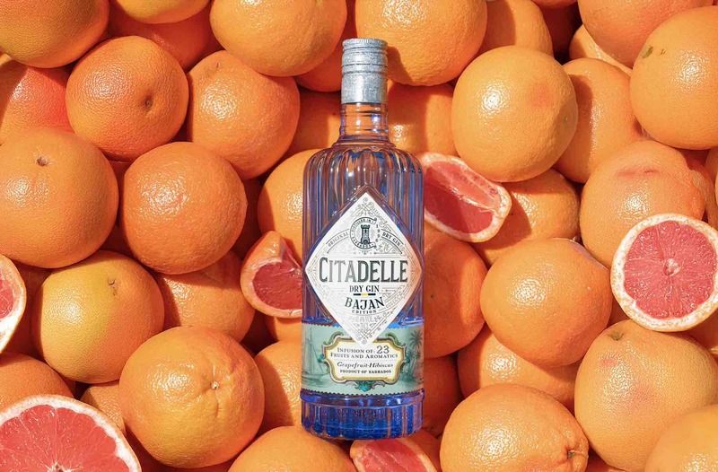 Bottiglia di Citadelle Bajan Gin edizione limitata della Maison Ferrand
