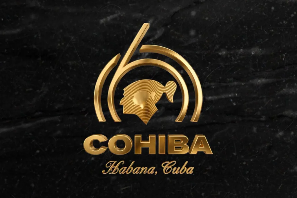 Logo ufficiale del 60 anniversario di Cohiba Habana Cuba 1966-2026
